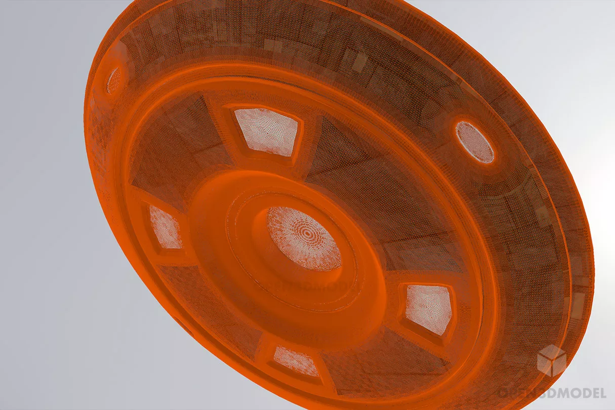 Ufo In Universe 3d model 2