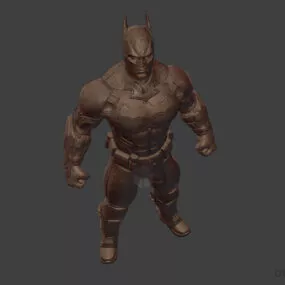 Batman Character Body With Suit 3d model