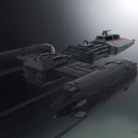 Star Wars Wing Spacecraft 3d model
