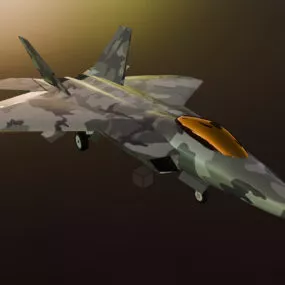F22 Raptor Fighter Aircraft 3d model
