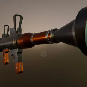 Fortnite Rpg Gun 3d model
