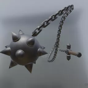 Belmont Whip Vintage Weapon 3d model
