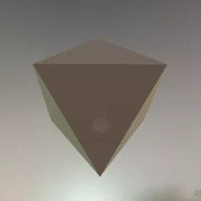 Octahedron Diamond 3d model