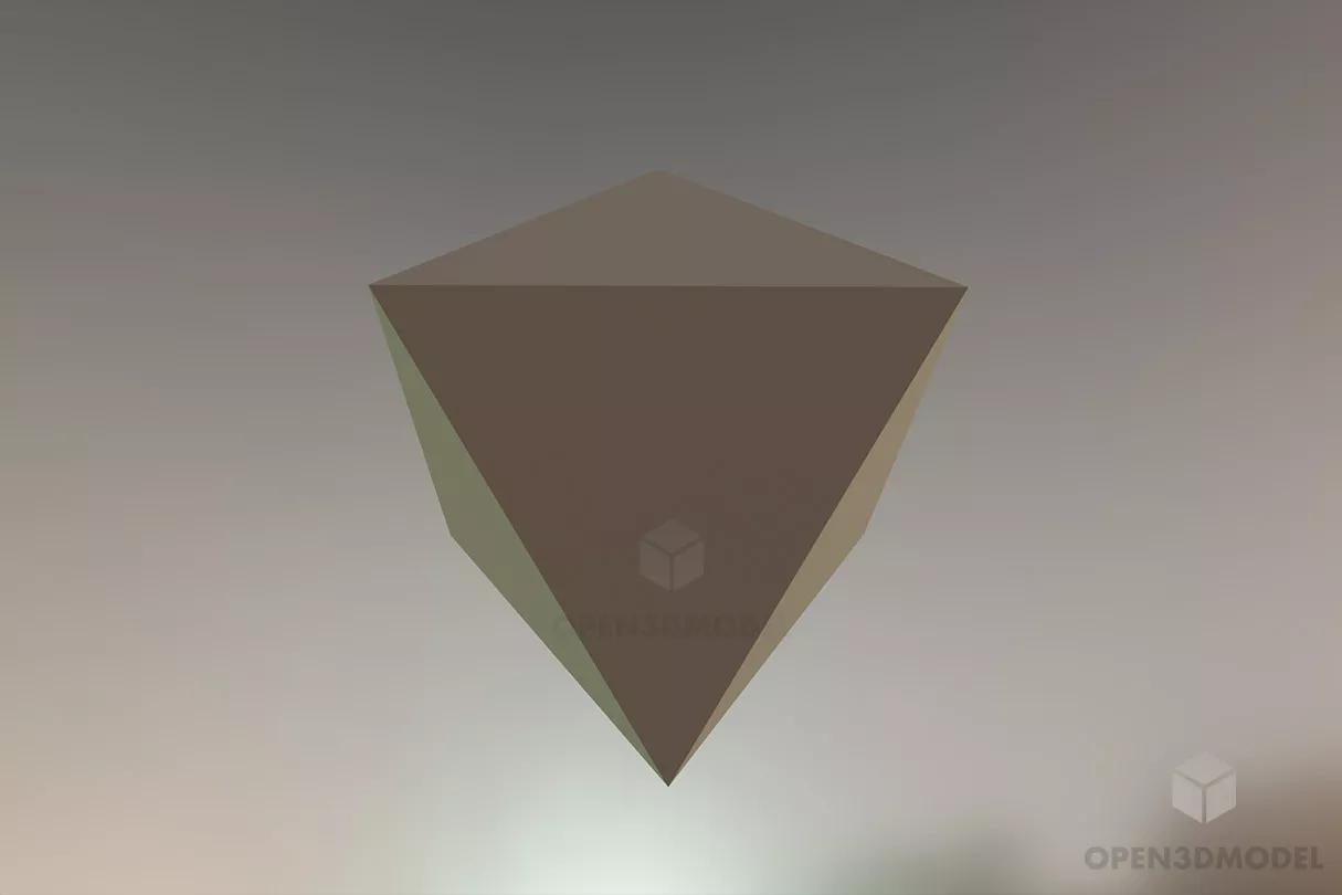 Octahedron Diamond Free 3d Model - .Blend, .C4d, .Dae, .Fbx, .Obj ...