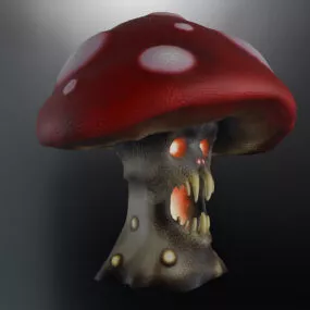 Monster Mushroom Character 3d model