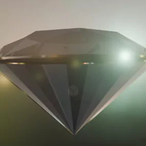 Round Diamond Jewelry 3d model