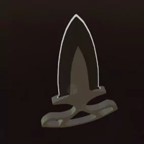 Shadow Dagger Weapon 3d model