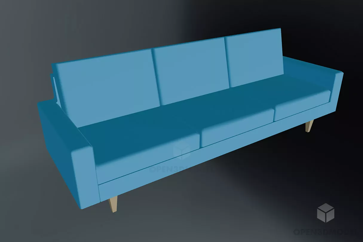 Sofa Textile 3d model