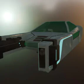 Movie Car Blade Runner 3d model