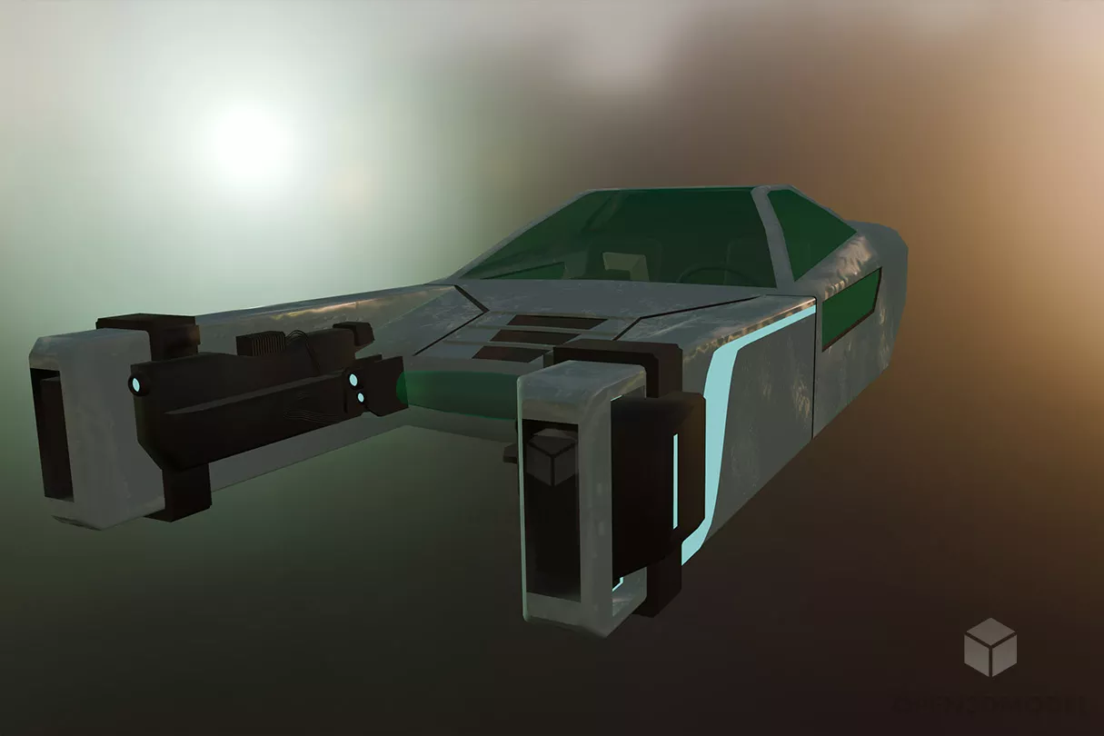 Urban Sedan Car Tico 3d model
