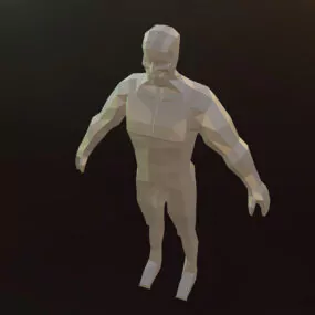 Lowpoly Male Base Mesh 3d model