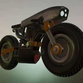 Cyberpunk Motorbike 3d model