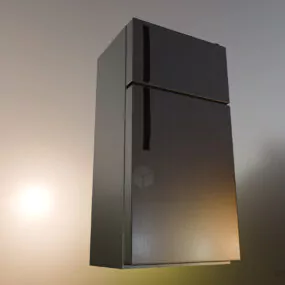Refrigerator Polished Cover 3d model