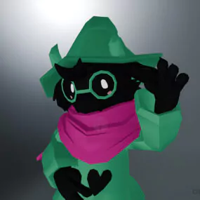 Cowboy Cartoon Character In Green Coat 3d model