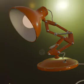 Bulb Table Lamp Pixar 3d model