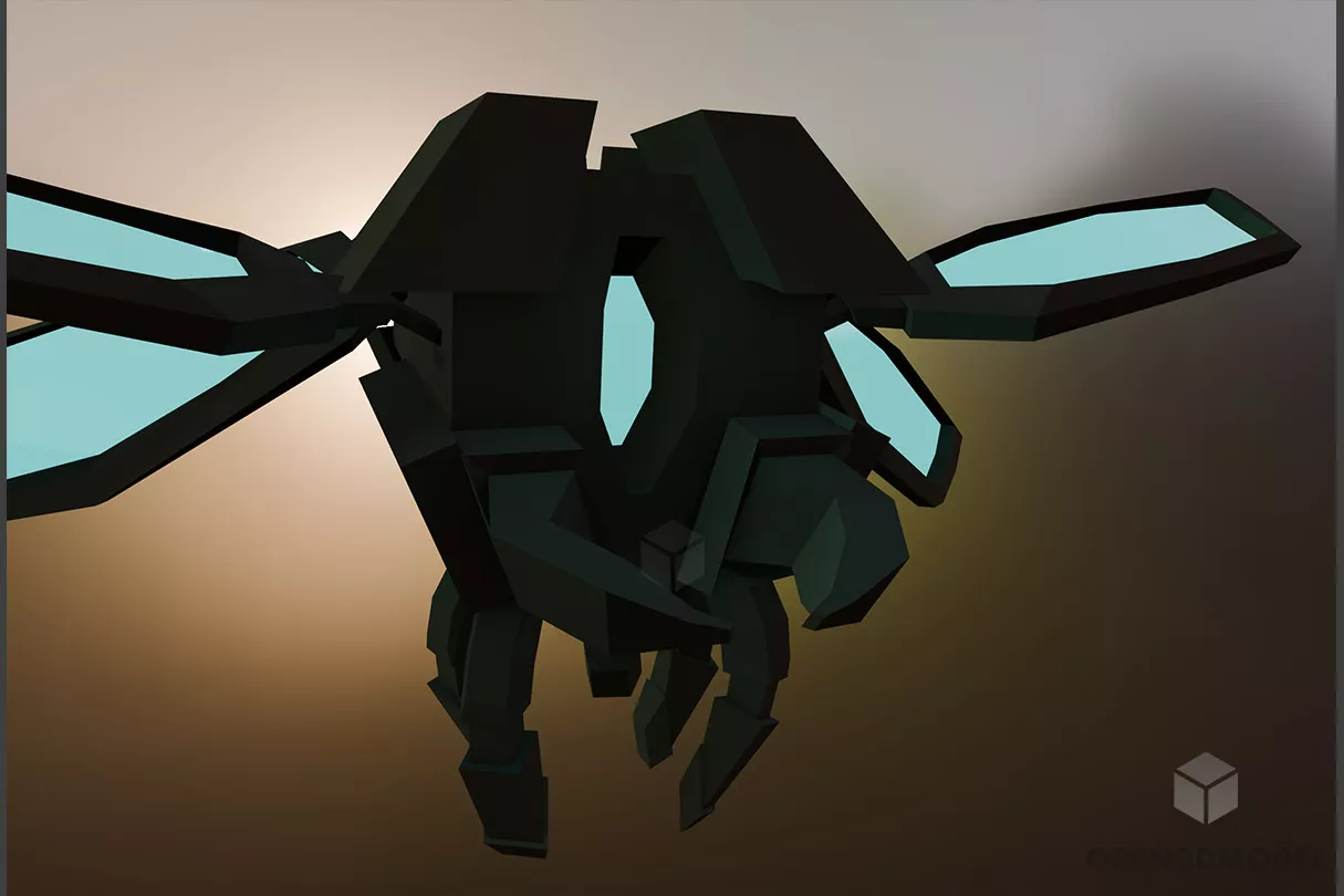 Scifi Robot Soldier 3d model