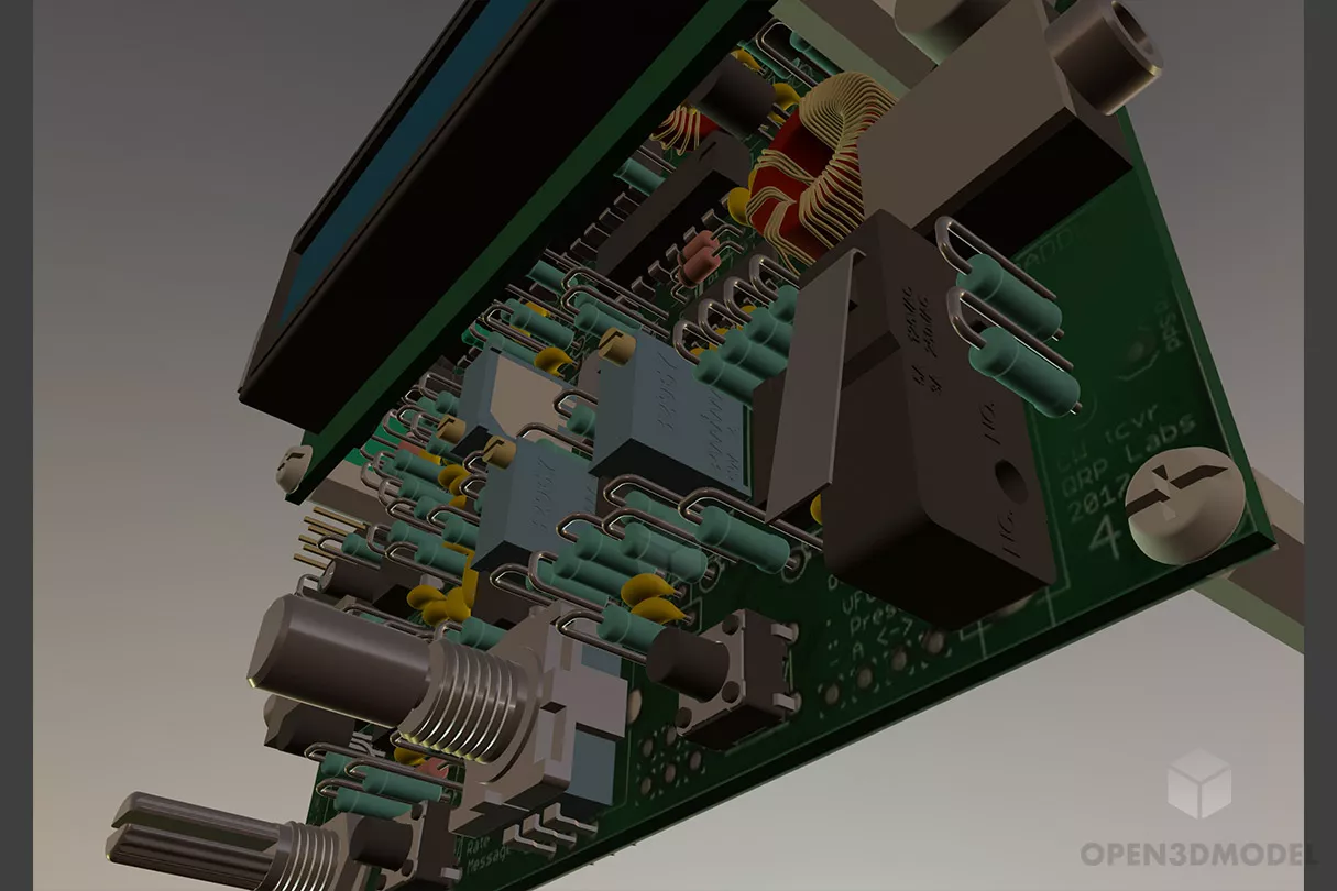 Modern Radio Receiver 3d model
