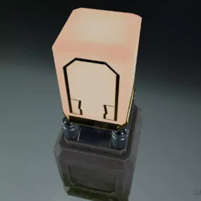 Cartoon Lantern Lamp 3d model