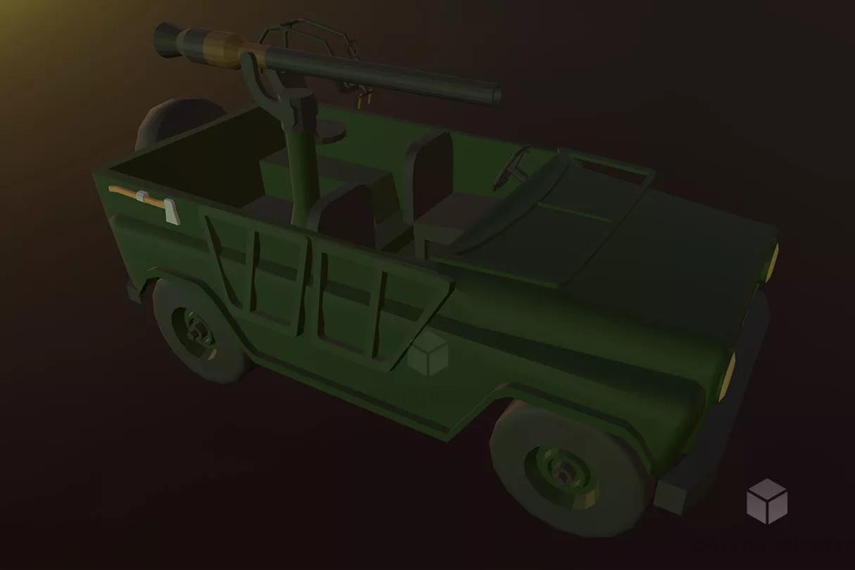 Modern Gun Aek Weapon 3d model