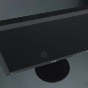 Pc Monitor Old Design 3d model