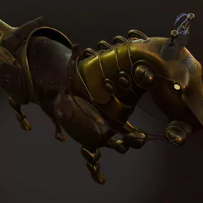 Decorative Statue Horse 3d model