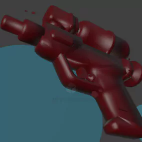Water Pistol Toy 3d model