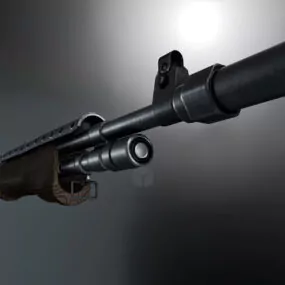 Fantasy Rifle Gun 3d model