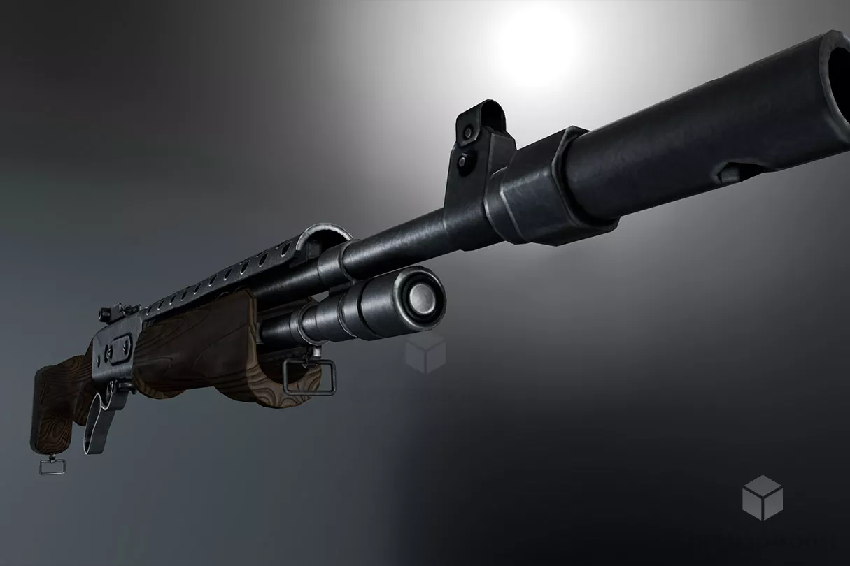 Gun Mwr Usp45 3d model