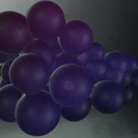 Grapes 3d model
