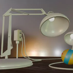 Two Pixar Table Lamp 3d model