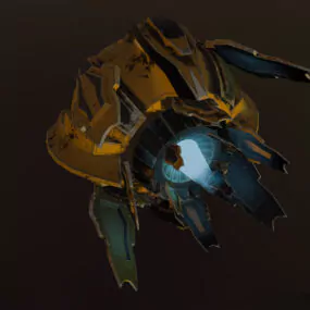 Futuristic Camera Drone 3d model