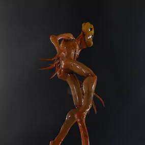 Halloween Root Creature Character 3d model