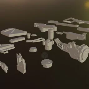 Spaceship Kit Part 3d model