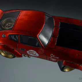 Sports Car Racing Datsun 240z 3d model