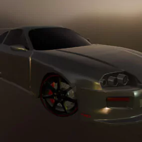 Toyota Supra Sports Car 3d model