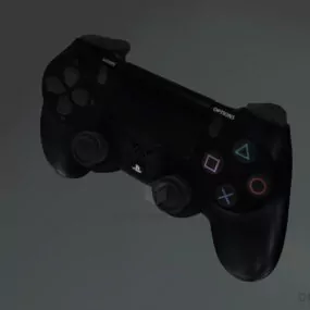 Sony Game Controller Black 3d model
