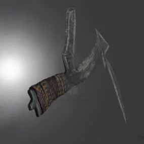 Gaming Throwing Knife 3d model