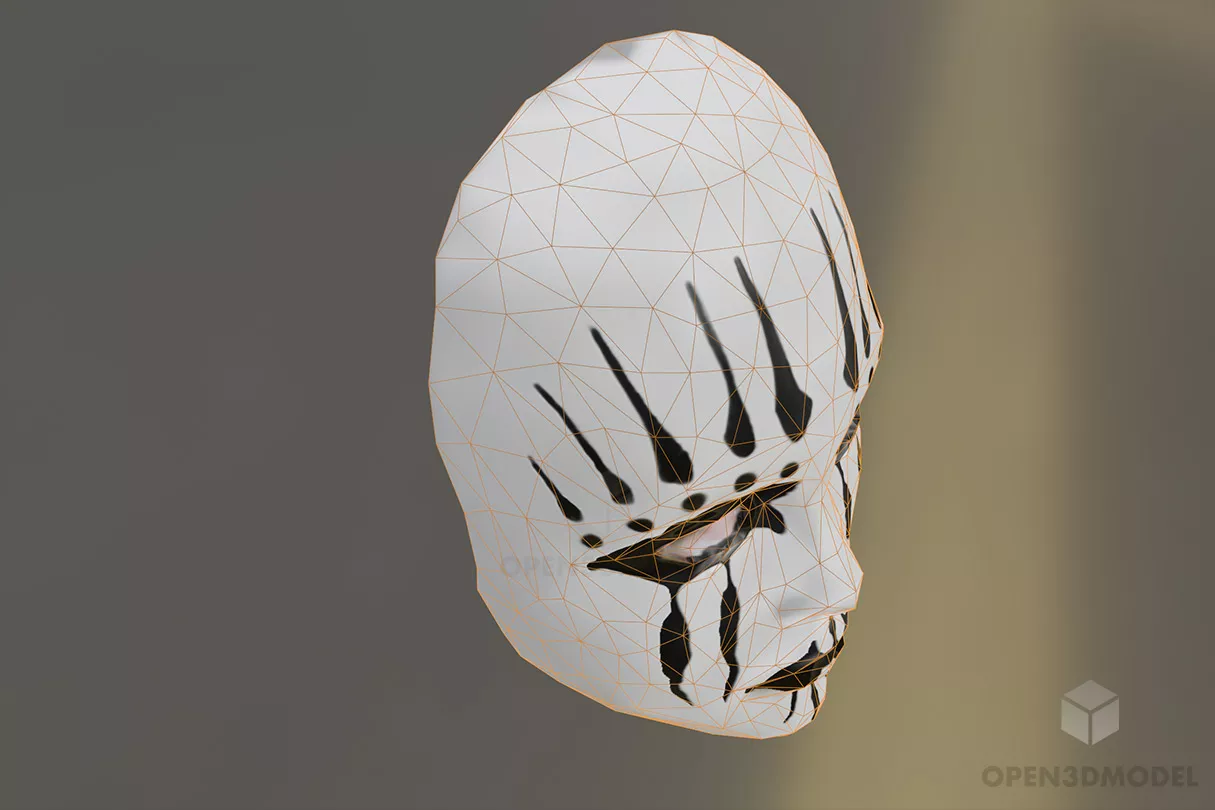 Joey Mask 3d model 2
