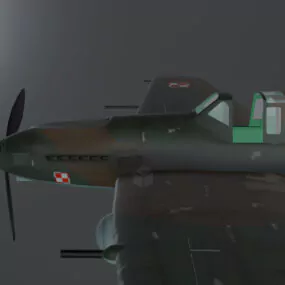 Russian Aircraft Ilyushin Il2 3d model