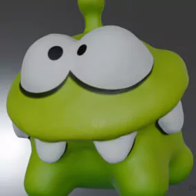 Green Nom Character 3d model