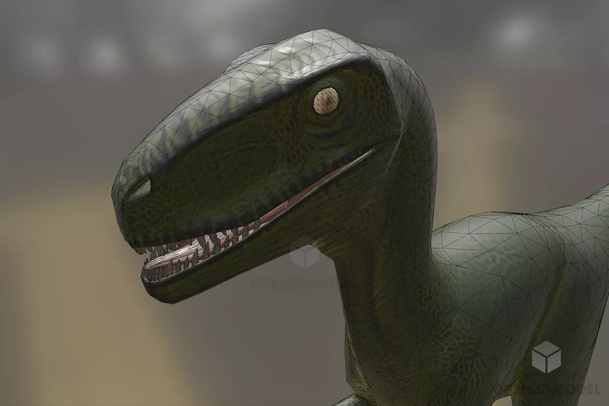 Cartoon Dinosaur Animal Free 3d Model - .Blend, .C4d, .Dae, .Fbx, .Max ...