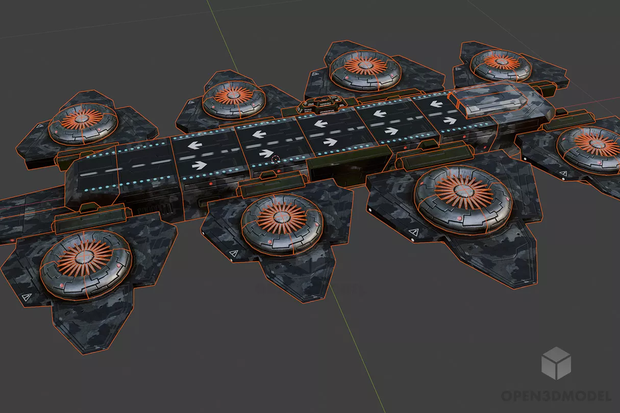 Sky Drone 3d model Sky Drone 3d model