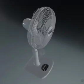 Electric Fan Common Style 3d model