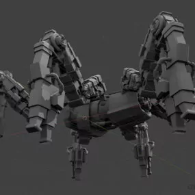 Spider Robot Warrior 3d model