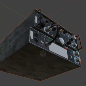 Ww2 Military Radio Vintage 3d model