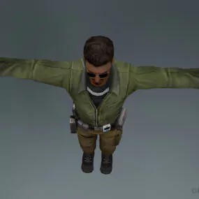 Csgo Game Soldier Character 3d model