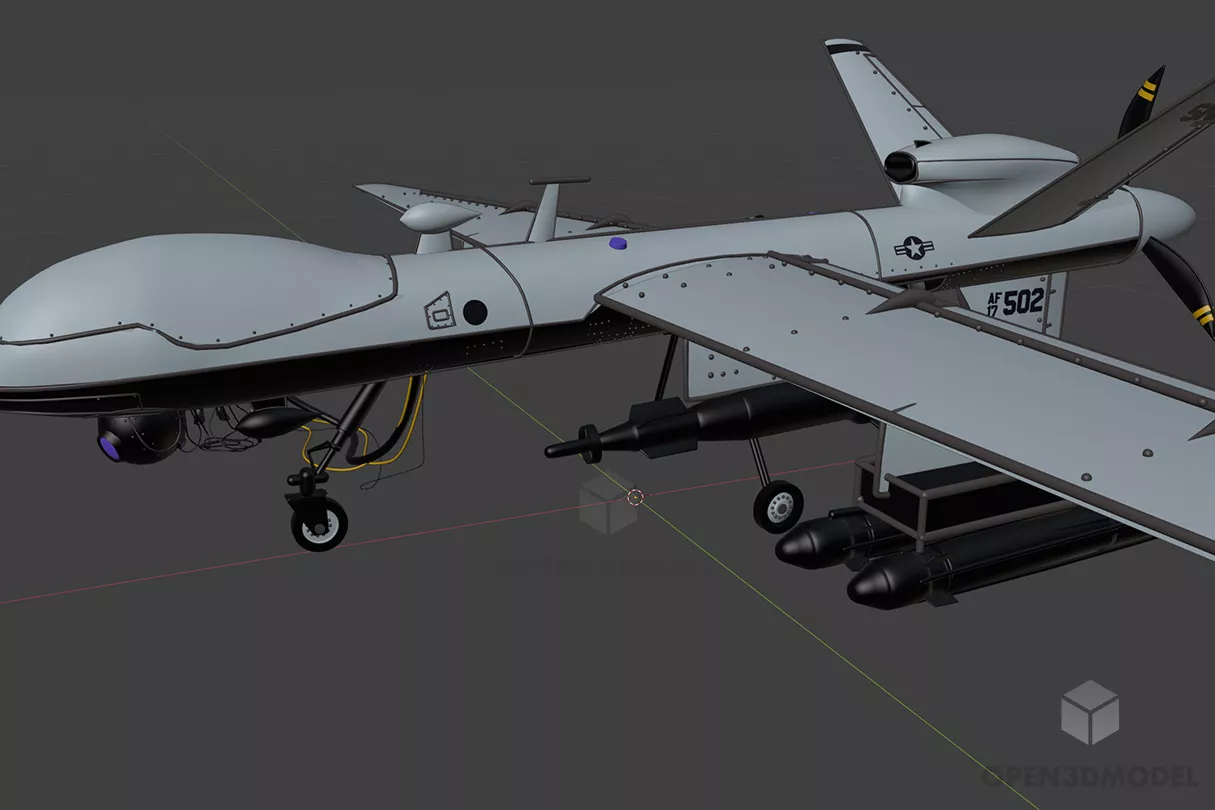 Mq9 Reaper Drone 3d model Mq9 Reaper Drone 3d model