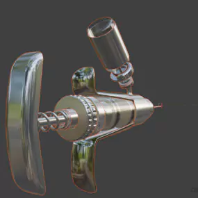 Syringe Hospital Accessories 3d model