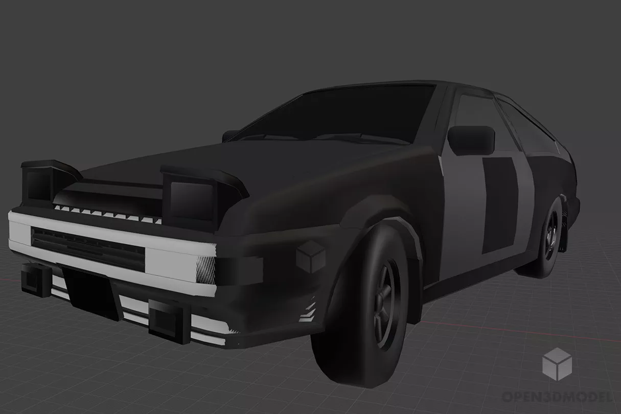 Racing Car Nascar Vehicle 3d model