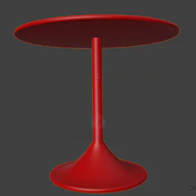 Contemporary Round Table 3d model